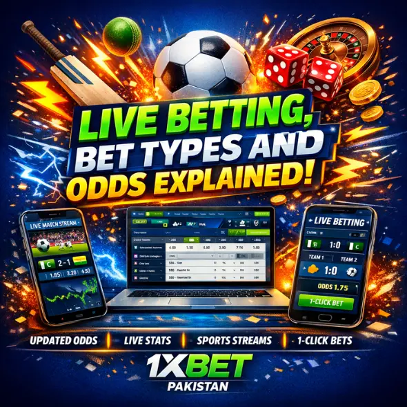 Live Betting, Bet Types and Odds Explained